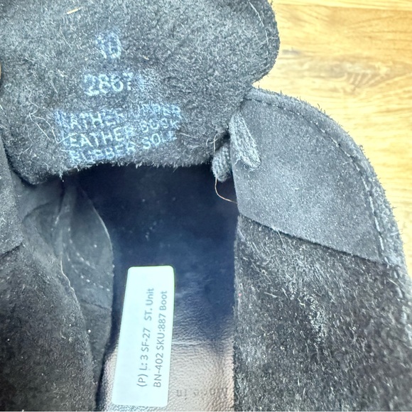 J.Crew Women's size 10 Black Suede Wedge Ankle Boots - Picture 10 of 10